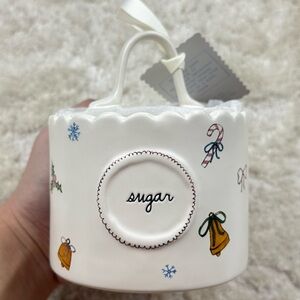 Rae Dunn Festive Sugar Pot